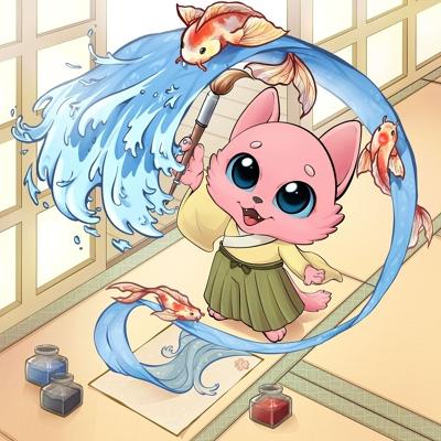 Colorful Cat - Ikkonzome